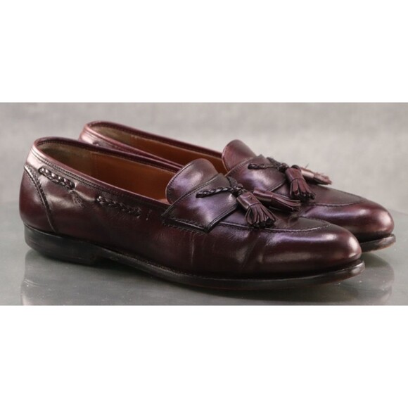 Johnston & Murphy Aristocraft Men\'s Tassel Loafer Shoes Size 10 D Leather Cognac main image 10